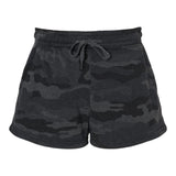 Independent Trading Co PRM20SRT Womens Lightweight California Wave Wash Fleece Shorts