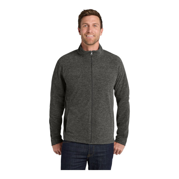 Port Authority F235 Heather Microfleece Full-Zip Jacket