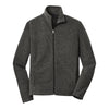 Port Authority F235 Heather Microfleece Full-Zip Jacket