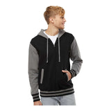 Independent Trading Co IND45UVZ Unisex Heavyweight Varsity Full-Zip Hooded Sweatshirt