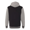 Independent Trading Co IND45UVZ Unisex Heavyweight Varsity Full-Zip Hooded Sweatshirt