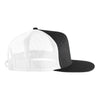Pacific Headwear P710 Heather 6-Panel Arch Trucker Snapback Cap