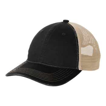 Port Authority C600 Distressed Mesh Back Cap