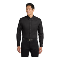 Port Authority S608ES Extended Size Long Sleeve Easy Care Shirt - 