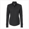 Adidas A555 Women's 3-Stripes Quarter-Zip Sweater Pullover