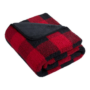 Port Authority BP48 Double-Sided Sherpa/Plush Blanket - 