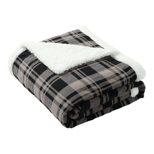 Port Authority BP43 Flannel Sherpa Blanket - 