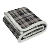 Port Authority BP43 Flannel Sherpa Blanket