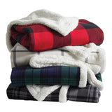 Port Authority BP43 Flannel Sherpa Blanket