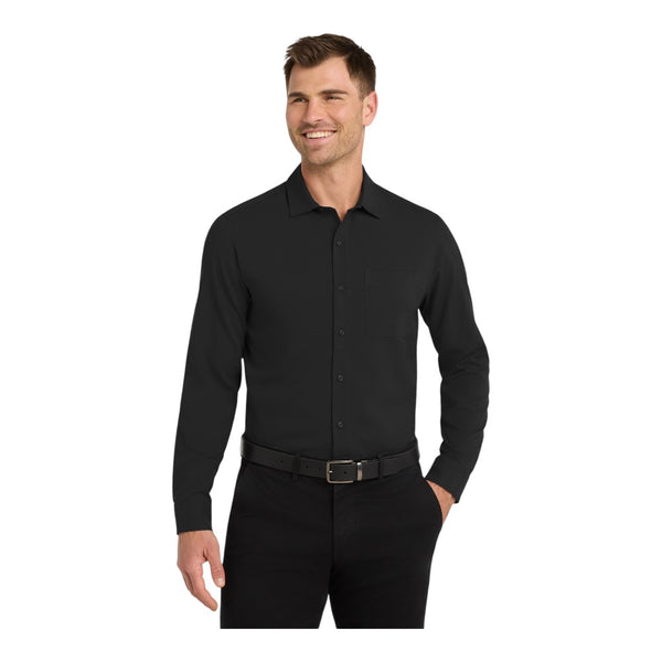 Port Authority W401 Long Sleeve Performance Staff Shirt