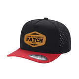 Custom Patch Unbranded 5 Panel Perforated Laser Mesh Hat Waterproof Cap