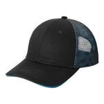 Port Authority C818 Double Mesh Snapback Sandwich Bill Cap