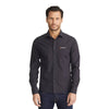 UNTUCKit TM31361 Men’s Black Stone Wrinkle-Free Slim-Fit Long Sleeve Button-Up Shirt