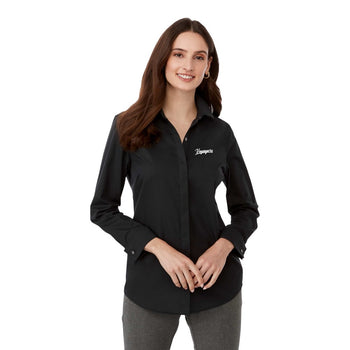 UNTUCKit TM41309 Women’s Tracey Long Sleeve Button-Up Shirt