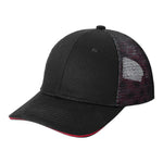 Port Authority C818 Double Mesh Snapback Sandwich Bill Cap