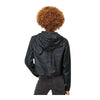 Independent Trading Co EXP64CRP Women's Lightweight Quarter-Zip Pullover Crop Windbreaker