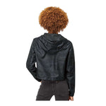 Independent Trading Co EXP64CRP Women's Lightweight Quarter-Zip Pullover Crop Windbreaker