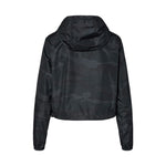 Independent Trading Co EXP64CRP Women's Lightweight Quarter-Zip Pullover Crop Windbreaker