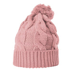 Richardson 141 - Chunk Twist Knit Beanie with Cuff & Pom - 141