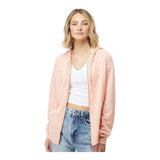 Independent Trading Co PRM2500Z Women's California Wave Wash Full-Zip Hooded Sweatshirt