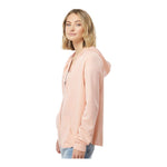 Independent Trading Co PRM2500Z Women's California Wave Wash Full-Zip Hooded Sweatshirt