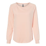 Independent Trading Co PRM2000 Women's California Wave Wash Crewneck Sweatshirt