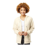 Independent Trading Co SS1000Z Unisex Icon Lightweight Loopback Terry Full-Zip Hooded Sweatshirt