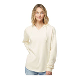 Independent Trading Co PRM2500 Women’s Lightweight California Wave Wash Hooded Sweatshirt