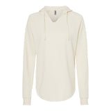 Independent Trading Co PRM2500 Women’s Lightweight California Wave Wash Hooded Sweatshirt