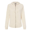 Independent Trading Co PRM2500Z Women's California Wave Wash Full-Zip Hooded Sweatshirt