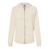 Independent Trading Co PRM2500Z Women's California Wave Wash Full-Zip Hooded Sweatshirt