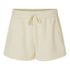 Independent Trading Co PRM20SRT Womens Lightweight California Wave Wash Fleece Shorts