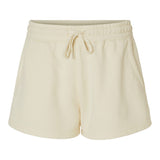 Independent Trading Co PRM20SRT Womens Lightweight California Wave Wash Fleece Shorts