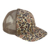 Blank Rope Hats Camo Trucker Cap Mesh Back