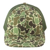 Blank Rope Hats Camo Trucker Cap Mesh Back