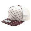 Pit Bull STR10 5-Panel Stripe2 Cream Meshback