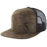 Kamel 707 7 Panel Nylon Camo Trucker Hat 707 Series
