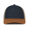 Outdoor Cap FFA-DNM FFA Denim Trucker Cap with Canvas Visor
