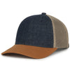 Outdoor Cap FFA-DNM FFA Denim Trucker Cap with Canvas Visor