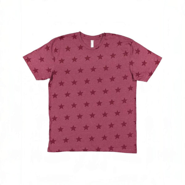 Code Five 3929 Unisex Star Print Tee