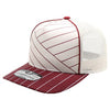 Pit Bull STR10 5-Panel Stripe2 Cream Meshback