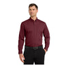 Port Authority W100 Long Sleeve Carefree Poplin Shirt