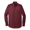 Port Authority W100 Long Sleeve Carefree Poplin Shirt