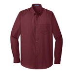 Port Authority W100 Long Sleeve Carefree Poplin Shirt