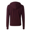 Independent Trading Co PRM90HTZ Unisex Heathered French Terry Full-Zip Hooded Sweatshirt