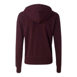 Independent Trading Co PRM90HTZ Unisex Heathered French Terry Full-Zip Hooded Sweatshirt