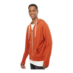 Independent Trading Co PRM90HTZ Unisex Heathered French Terry Full-Zip Hooded Sweatshirt