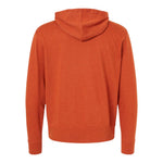 Independent Trading Co PRM90HTZ Unisex Heathered French Terry Full-Zip Hooded Sweatshirt