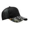 Cobra C112F-C 5 Panel Structured Poly/Cotton Camo Mesh Hat