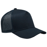 Cobra C112F 5-Panel Structured Poly/Cotton Front Mesh Back Hat
